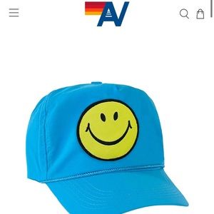 Aviator nation smiley trucker hat